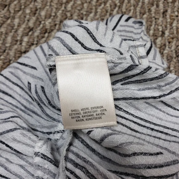 Anthropologie Black and White Patterned Tank Top - Picture 6 of 6